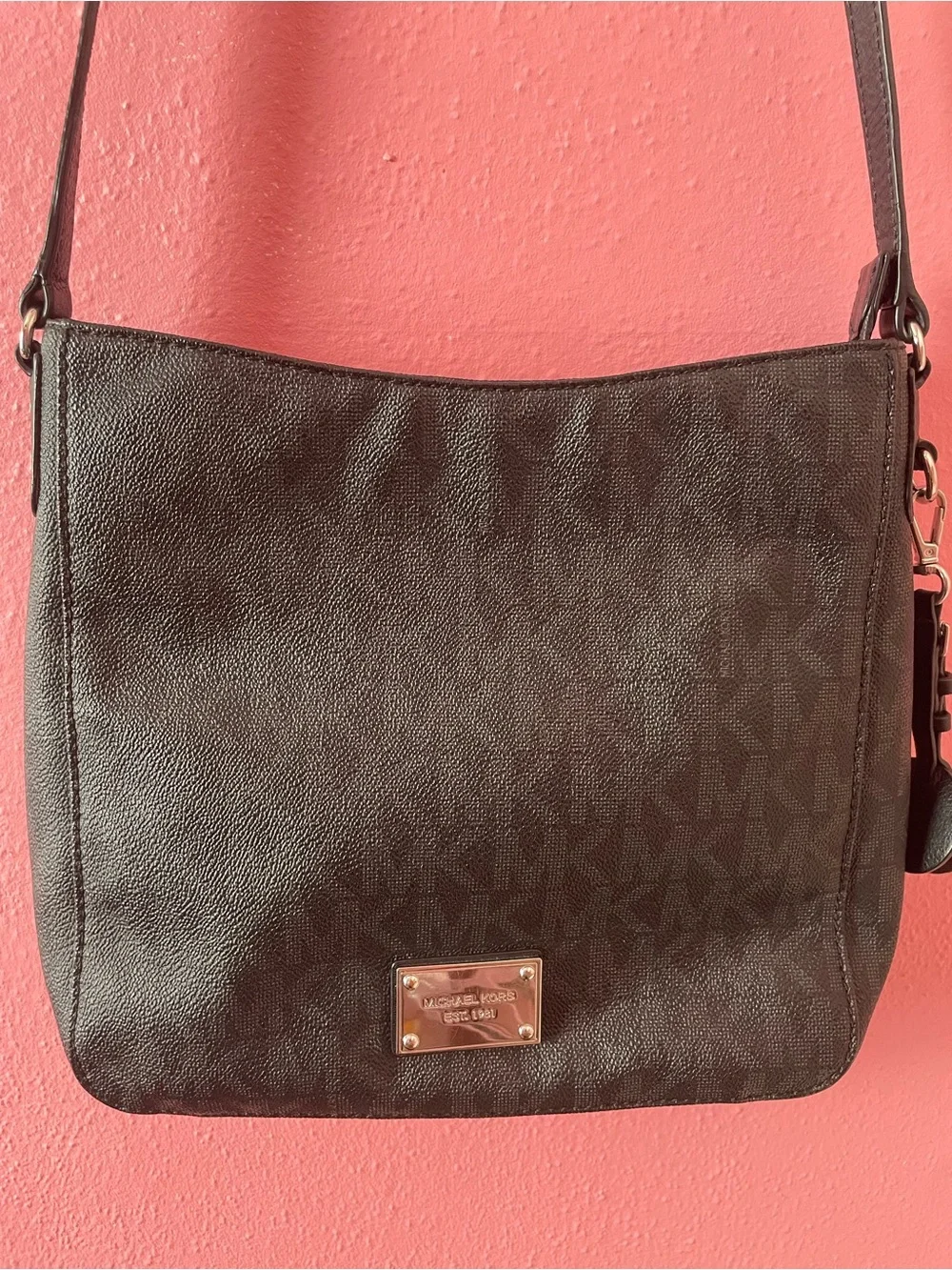 Michael Kors Black Logo Crossbody Bag